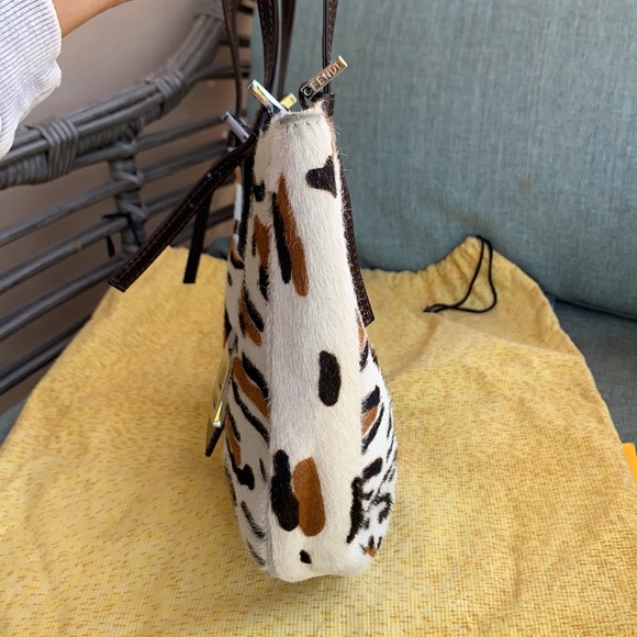 FENDI leopard print shoulder bag - Picture 7 of 14